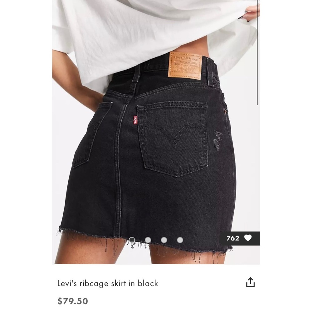 Levi’s Ribcage Denim Skirt